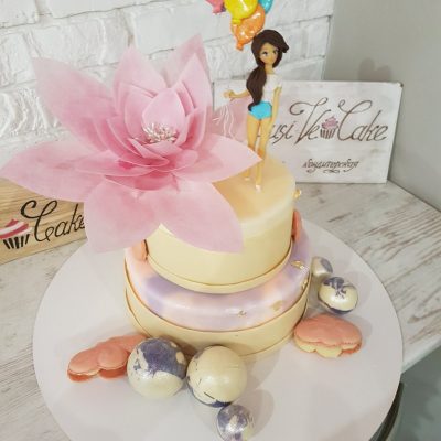 торт лилии жемчужины - Exclusive Cake