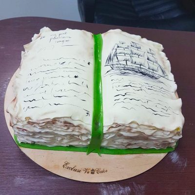 торт открытая книга