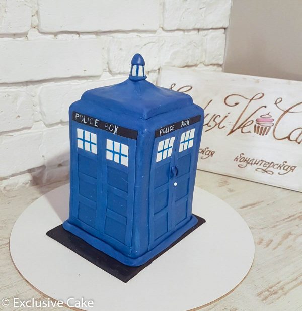Торт Тардис Police box