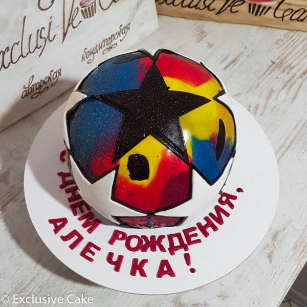 Торт Мяч со звездами
