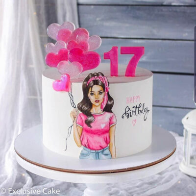 Торт на 17 лет