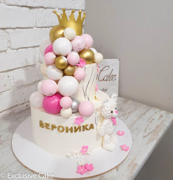 Торт с шарами
