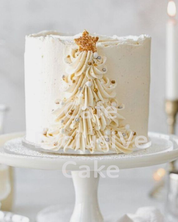 торт с елочкой