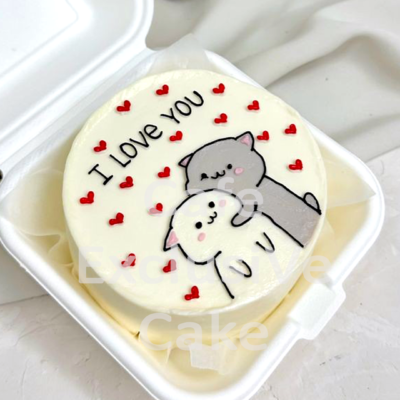 Торт бенто I love you