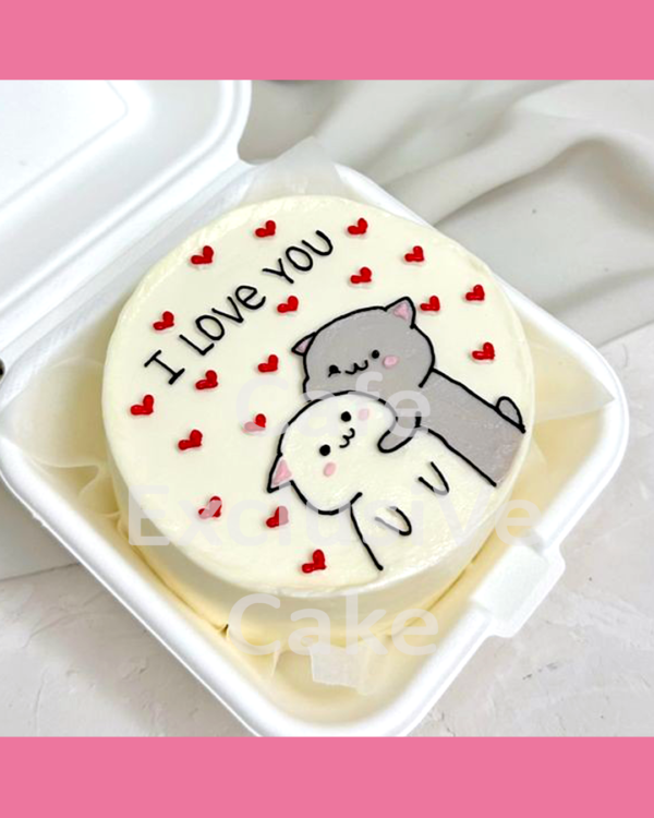 Торт бенто I love you