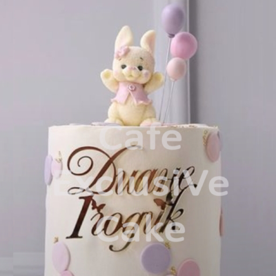 Торт на 1 годик Зайка